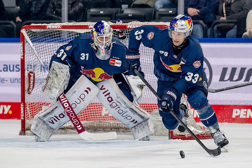 Servus, Oberwiesenfeld! Evan Fitzpatrick (l.) und Will Riedell verlassen den EHC.