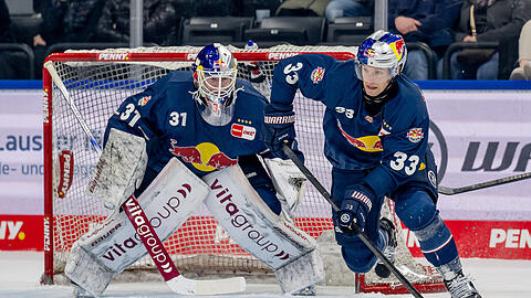 Servus, Oberwiesenfeld! Evan Fitzpatrick (l.) und Will Riedell verlassen den EHC.