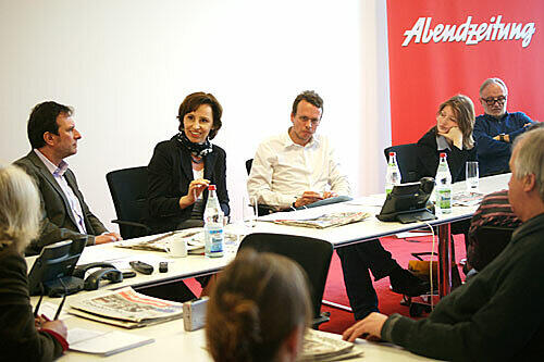 Christine Haderthauer in der AZ-Redaktion