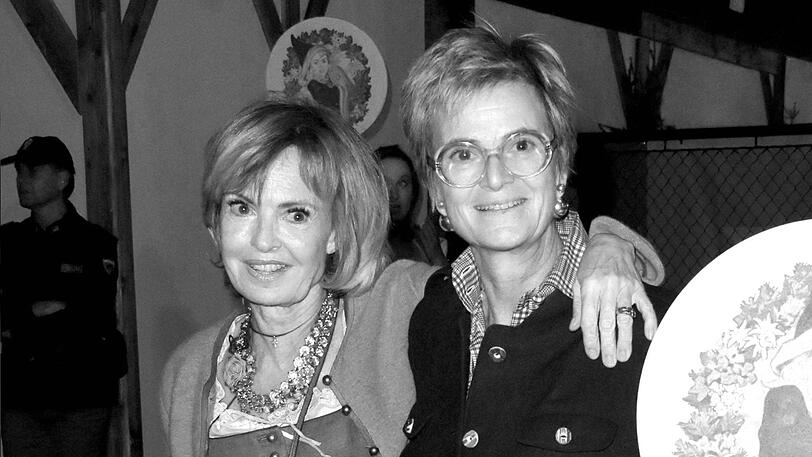 Maya von Schönburg-Glauchau und Fürstin Gloria auf der Wiesn 2018.