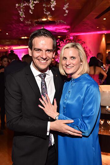 Dominik G. Reiner (General Manager Mandarin Oriental Munich) mit Frau Angela