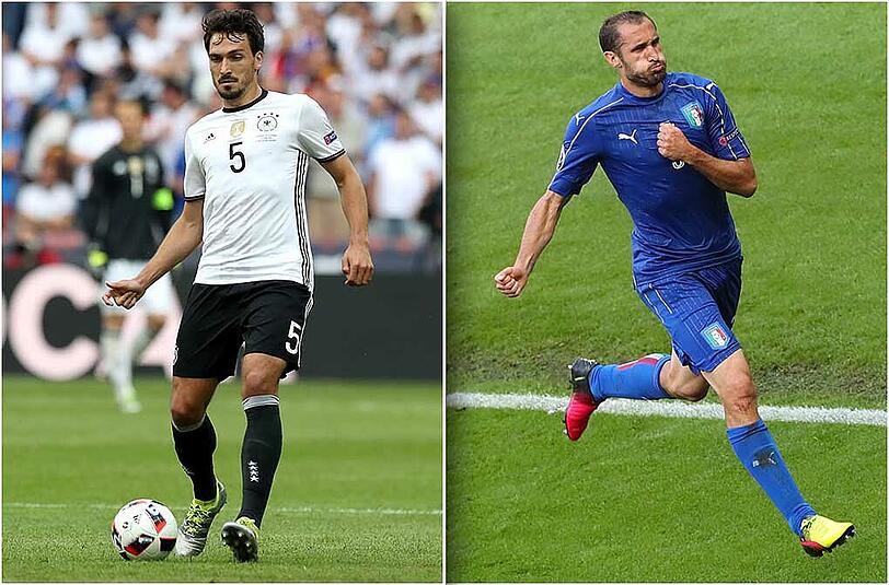 Mats Hummels gegen Giorgio Chiellini - 4:1