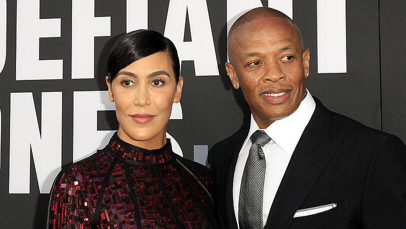 Ein Bild aus besseren Tagen: Nicole Young und Dr. Dre bei einer Filmpremiere 2017 Ein Bild aus besseren Tagen: Nicole Young und Dr. Dre bei einer Filmpremiere 2017