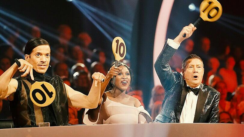 Die "Let's Dance"-Juroren Jorge Gonzalez (l.), Motsi Mabuse und Joachim Llambi