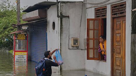 In Teilen des Landes kam es zu Überschwemmungen.