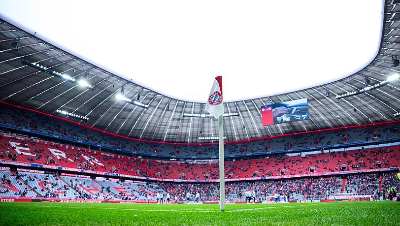 Übersicht der Allianz Arena vor dem Spiel.