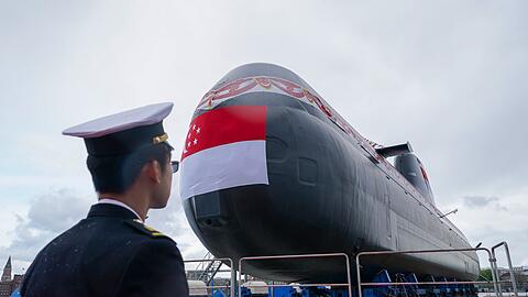 Singapur hatte in der Vergangenheit bereits vier U-Boote in Kiel bestellt. (Archivbild)