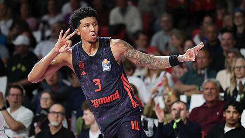 Neuzugang mit Potenzial: Bayerns MarJon Beauchamp deutet beim 96:77 gegen Hamburg in der Bundesliga an, welche Klasse er besitzt.