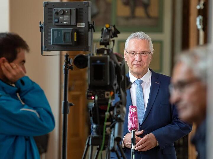 Joachim Herrmann (CSU), Innenminister von Bayern. Foto: Peter Kneffel/dpa/Archivbild