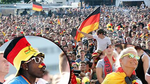 So feierten die Fans den 1:0-Sieg der Nationalmannschaft beim Public Viewing.