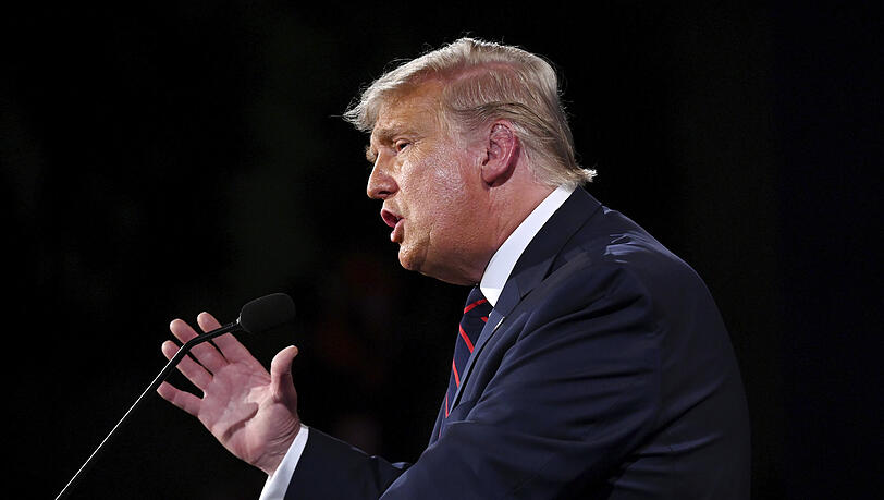 Donald Trump fiel seinem Konkurrenten oft ins Wort. Donald Trump fiel seinem Konkurrenten oft ins Wort.