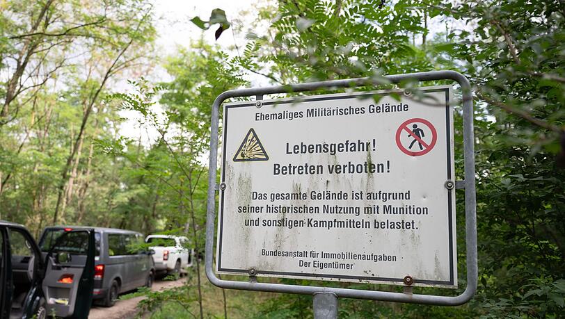 Die Gohrischheide gilt wegen der dort im Boden liegenden Altmunition als besonders schwierig f&uuml;r L&ouml;scharbeiten. (Archivbild)