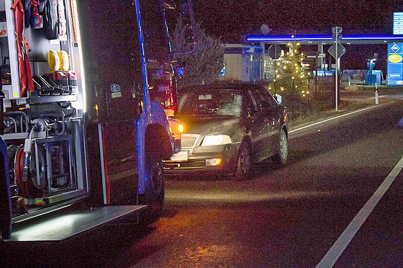 Tödlicher Verkehrsunfall auf der B 21 auf der Traunfelder Straße in Bad Reichenhall.