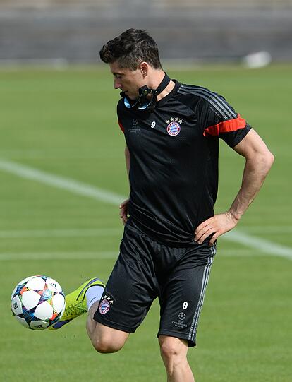 Die Bilder vom Abschlusstraining der Bayern vor dem Barca-Spiel!