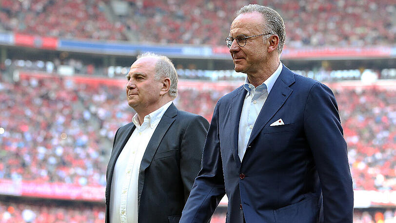 Wollen in den USA von den dortigen Profiklubs noch etwas lernen: Die Bayern-Bosse Uli Hoeneß (links) und Karl-Heinz Rummenigge.