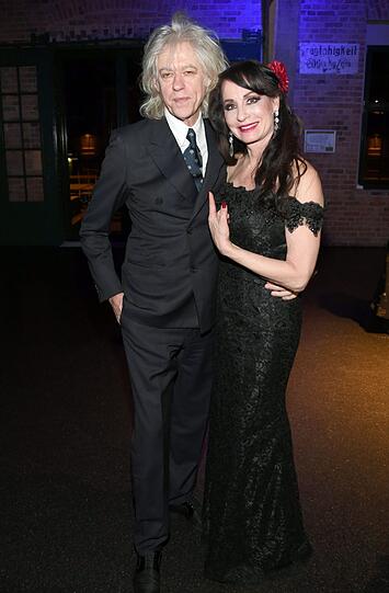 Sir Bob Geldof mit Musical-Star Anna Maria Kaufmann