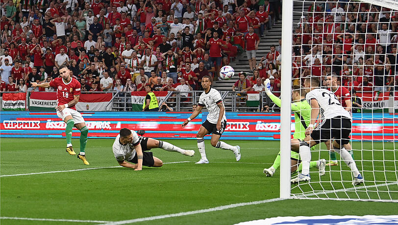 Die DFB-Elf musste gegen Ungarn schon früh ein Gegentor schlucken.