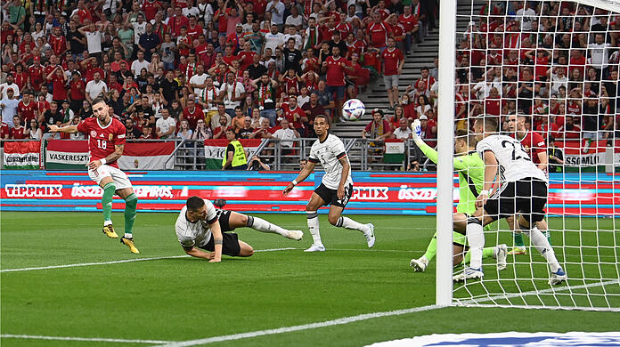 Die DFB-Elf musste gegen Ungarn schon früh ein Gegentor schlucken.