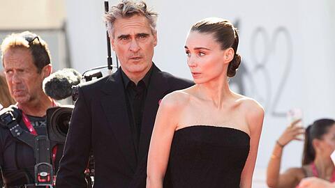 Joaquin Phoenix und Rooney Mara bei ihrem gemeinsamen Red-Carpet-Auftritt.