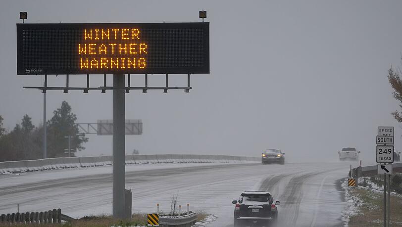 F&uuml;r Millionen Menschen in den USA gelten Wetterwarnungen.