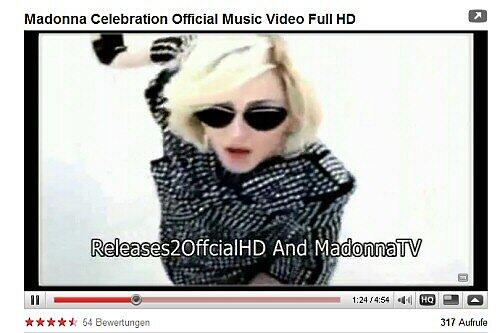 Madonna im Clip zu 'Celebration'