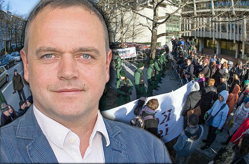 Der Chefredakteur der Abendzeitung, Michael Schilling, über die Neonazi-Demo vor dem Oberlandesgericht.