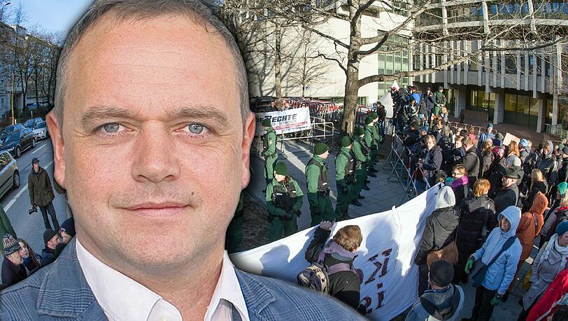 Der Chefredakteur der Abendzeitung, Michael Schilling, über die Neonazi-Demo vor dem Oberlandesgericht.