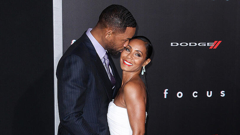 Jada Pinkett Smith und ihr Ehemann Will bei der Weltpremiere seines neuen Films "Focus" Jada Pinkett Smith und ihr Ehemann Will bei der Weltpremiere seines neuen Films "Focus"
