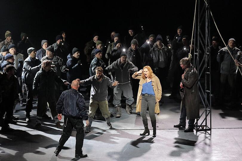 "La fanciulla del West" im Nationaltheater.