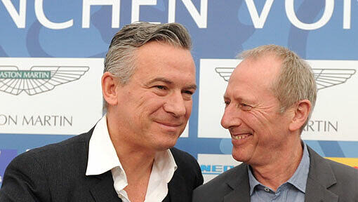 Arbeiten nicht mehr lange zusammen: Otto Steiner (l.) und Hep Monatzeder. Arbeiten nicht mehr lange zusammen: Otto Steiner (l.) und Hep Monatzeder.