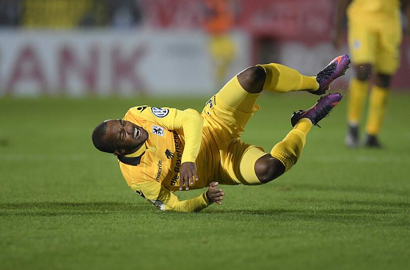 Sein letztes Spiel als Löwe? Victor Andrade in der Pokalpartie gegen die Würzburger Kickers.