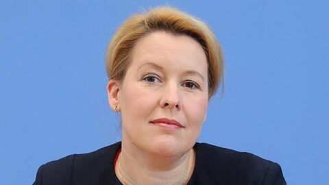 Franziska Giffey will nicht für das Amt der SPD-Vorsitzenden kandidieren.