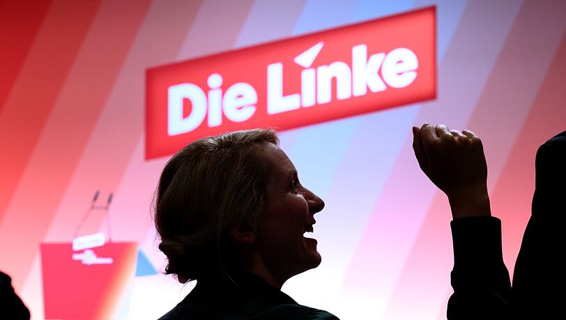 Linken-Chefin Ines Schwerdtner nennt den rasanten Mitgliederzuwachs ihrer Partei einen Wahnsinnserfolg. (Archivbild)