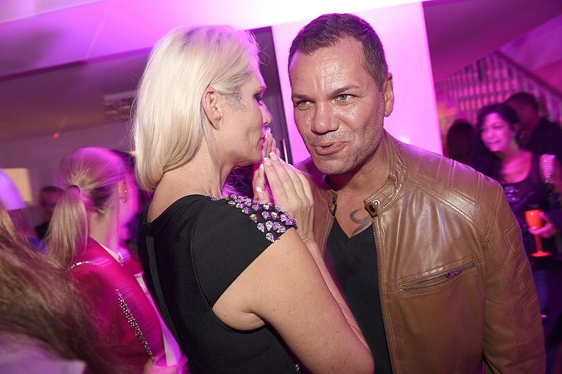 Hatten sich etwas zu erzählen: Sarah Kern und Dave Kaufmann.