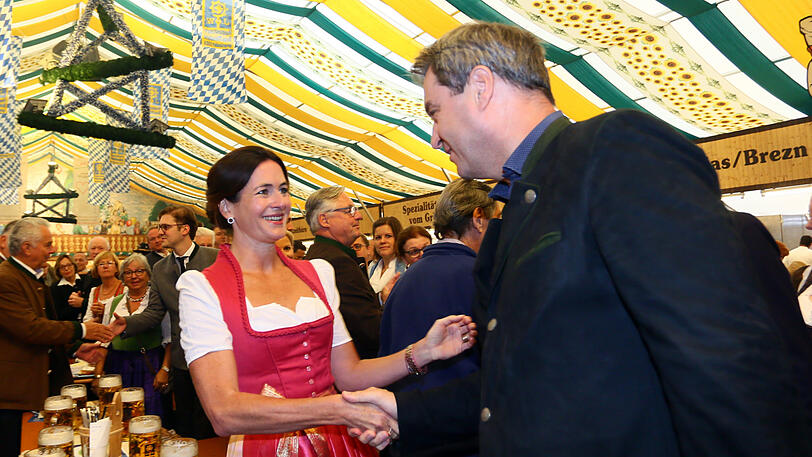 Weitere Fotos vom Söder-Auftritt beim Aubinger Herbstfest.
