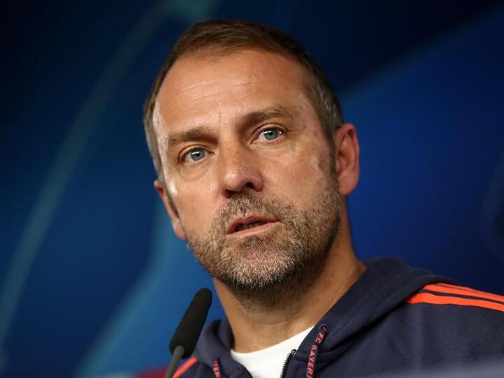 Hans-Dieter Flick, Interimstrainer vom FC Bayern München. Foto: Alexander Hassenstein/Bongarts/Getty Images/Bayern München/dpa