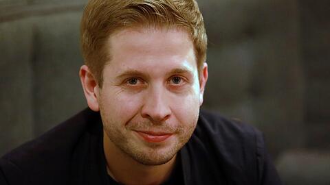 Kevin Kühnert beim Interview mit der AZ.