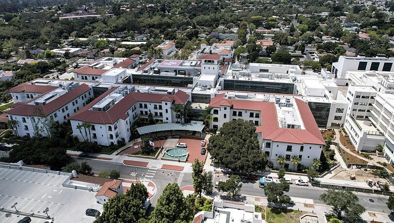 Willkommen im Leben: Am Freitag um 11.40 Uhr ist Lilibet Diana hier im Santa Barbara Cottage Hospital in Kalifornien zur Welt gekommen.