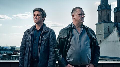 Peter Schneider (l.) und Peter Kurth w&auml;ren gerne noch l&auml;nger als ihre Kommissare Michael Lehmann und Henry Koitzsch aufgetreten.