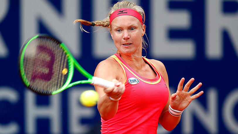 Nach nur 56 Minuten beendete Kiki Bertens mit einem Ass die überraschende Siegesserie der Tschechin Krejcikova.