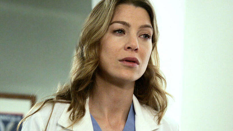 Ellen Pompeo alias Dr. Meredith Grey in "Grey's Anatomy".