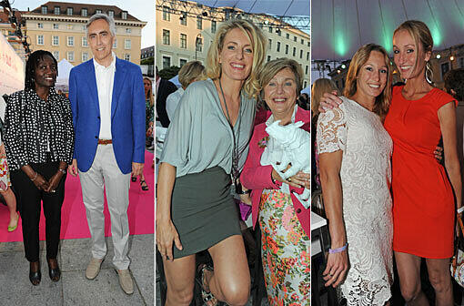 Dr. Hubert Burda hat geladen: Sehen Sie hier die Bilder von der "Chairwomens Party" am Wittelsbacher Platz.