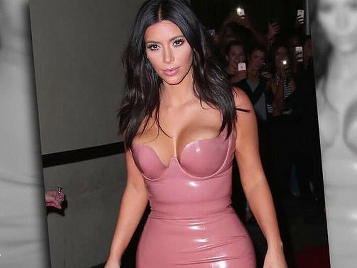 Kim Kardashian in einem äußerst interessanten "Wurst"-Outfit