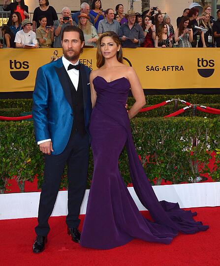 Matthew McConaughey mit Frau Camila Alves