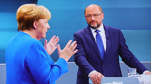 Ein zweites TV-Duell zwischen Angela Merkel und Martin Schulz wird es nicht mehr geben.
