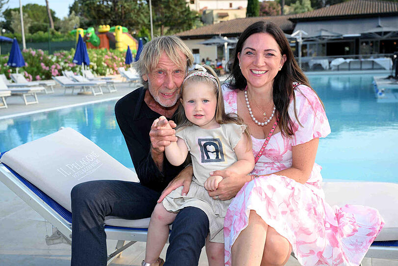 Carlo Thränhardt mit Freundin Stefanie Pregitzer und Tochter Nayla