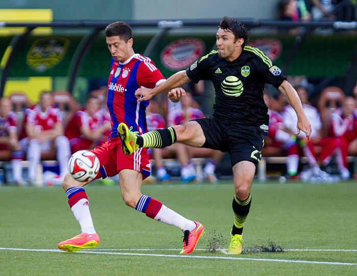 Bilder vom Testspiel gegen die MLS-Auswahl in Portland.