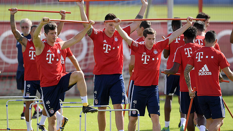Weitere Bilder vom öffentlichen Training des FC Bayern.