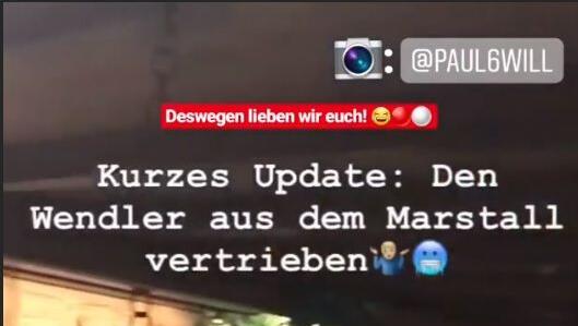 Die Fanseite "fcbayern_amateure" veröffentlichte ein kurzes Video zu den Fangesängen im Marstall-Zelt auf Instagram. Die Fanseite "fcbayern_amateure" veröffentlichte ein kurzes Video zu den Fangesängen im Marstall-Zelt auf Instagram.