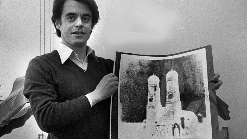 Heinz Gebhardt 1978 mit dem berühmten Kobell-Foto.